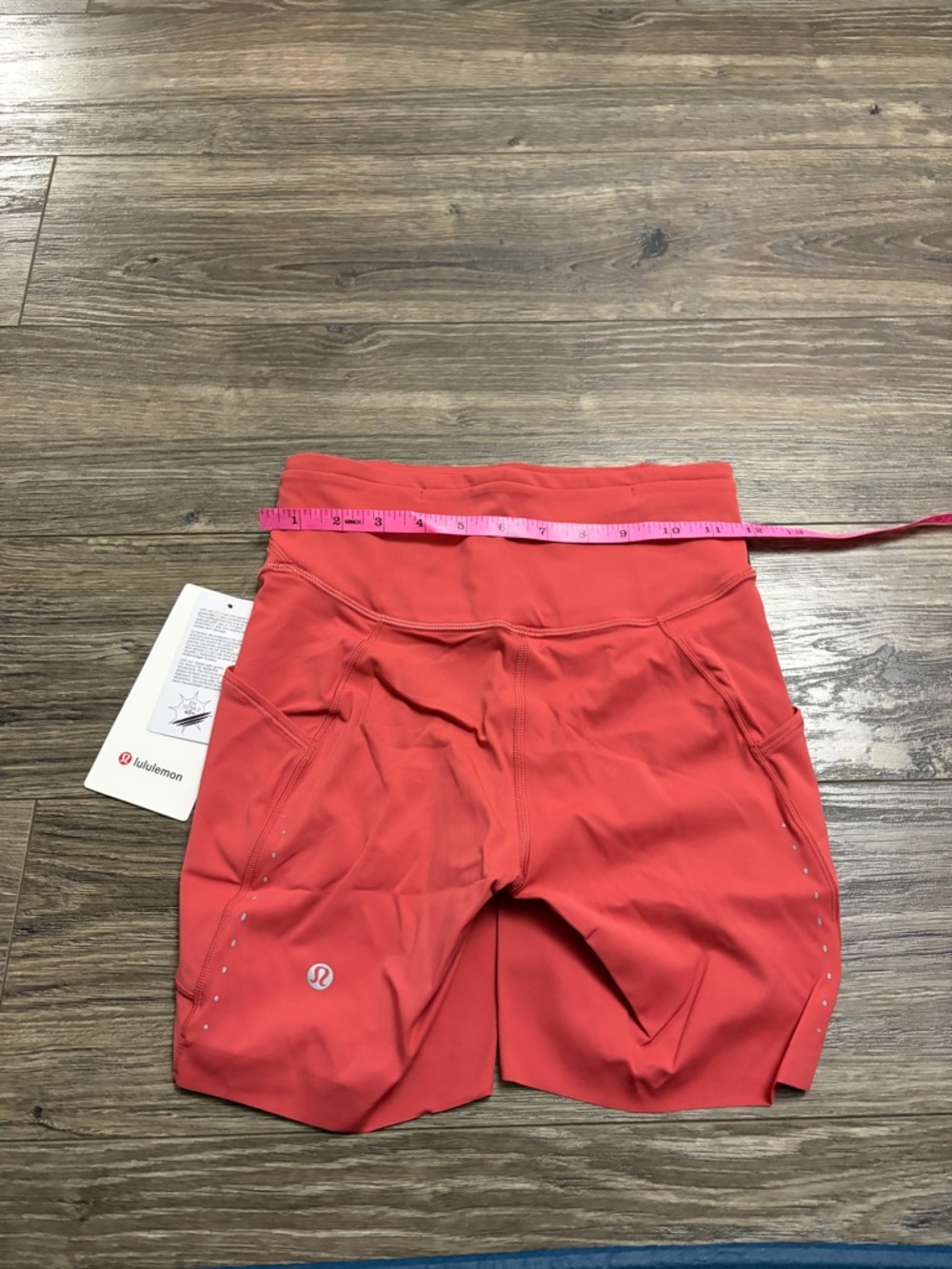 NWT Lululemon Fast and Free High-Rise Short 6" *Pockets (Desert Red) Size 4 - Picture 8 of 8